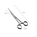 Miniatyrbild 2 av 6: Hemostatiska tänger, miljövänlig precisionsprestanda rostfritt stål låsspärr för kliniska procedurer, tandade käftar som säkerställer greppsäkerhet