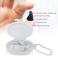 Miniatyrbild 7 av 8: Förvaringslösning för öronproppar, slitstarkt silikonplastmaterial, anti-tappsnodd, ventilerade öronproppar minskar tryck i örat, transparent design för dagligt bruk