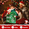 Miniatyrbild 6 av 8: GlobaLink LED-julklappsträd, 110 LED, Vikbart Batteridrivet Ljus för Inomhus/Utomhusbruk warm white