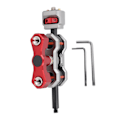 Miniatyrbild 2 av 8: 360 Graders Rotation Articulerande Arm Dubbelt Kulhuvud Justerbar Articulerande Arm med Infällbara Stift 1/4 Tums Skruv för Monitorer Mikrofoner