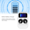Miniatyrbild 5 av 8: Multi-Bay Litium Laddningsbart Batteriladdare för LIR2016, Universell Knappcellsbatteriladdare Säkerställer Stabil Prestanda och Pålitlighet