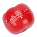 Miniatyrbild 7 av 8: Charmig tomatformad mekanisk timer, 60 minuters nedräkningspåminnelse för kök, skolor, skönhetssalonger och gym, lätt att använda, högt ringsignalslarm
