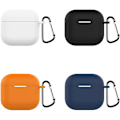 Miniatyrbild 1 av 4: 4-delat Skyddande Fodralset för AirPods 4 (2024), med Karabinhållare 4 stycken