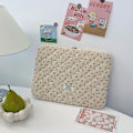 Miniatyrbild 3 av 8: Blommig Laptopväska Quiltat Anteckningsbokfodral Skyddande Söt Datorväska för 11-15 Tums Laptop Tablet Gul 2 13 Tums Yellow 2 13 Inch