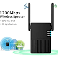 Miniatyrbild 5 av 6: Revolutionerande WiFi-förlängare, dubbelband avancerad teknologi för bred täckning & hög hastighet, smart signalförstärkare med enkel installation & Gigabit Ethernet