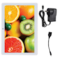 Miniatyrbild 2 av 2: 10,1-tums IPS 4+64G för Android WiFi Bluetooth GPS Smart Tablet Silver 110-240V (AU-kontakt)