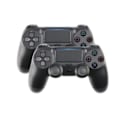 Miniatyrbild 1 av 3: 2-pack PS4-kontroll för Playstation 4 Svart