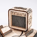Miniatyrbild 5 av 5: Rokr Elektrisk gitarrmodell Present till barn Vuxen montering Kreativa leksaker Byggklossset 3d Träpussel Tg605k