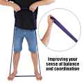 Miniatyrbild 4 av 7: Yoga Resistance Träningsloop Styrketräning Fitnessband (Lila 3,2cm)