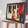 Miniatyrbild 1 av 8: 15 tums WiFi Smart Digital Fotoram Väggmonterad LED-skärm Stor Digital Bildram 100‑240V