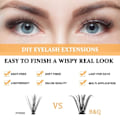 Miniatyrbild 3 av 5: Lash Clusters 40D-0.07C-10 B&Q Lash Individuella Fransar 240