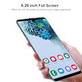 Miniatyrbild 5 av 8: S21U Ansiktsigenkänning 6.26in Fullskärm Dual Cards Dual Standby Smartphone 1+8G 100240V Grå med Minneskort (EU)