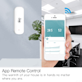 Miniatyrbild 3 av 8: Trådlös Hygrometer Termometer för Apple HomeKit, Temperatur- och Fuktighetssensor med Historisk Dataövervakning, Stöder Siri för Röststyrning