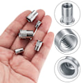 Miniatyrbild 5 av 5: Återanvändbar Universell Lådsortiment av SAE Nitmutterkit, Aluminium för Allmän Stålbearbetning, Lätt att Dra Åt och Lossa Nitmutter Gänginsats