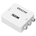 Miniatyrbild 7 av 8: VGA-adapter, Mini AV till VGA-omvandlare för digital displaytransformation med god kompatibilitet