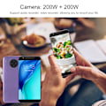 Miniatyrbild 4 av 6: M30PLUS 5.72in Internationell Version 3G Smartphone Öppet Skal för Android System 100‑240V lila US