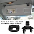 Miniatyrbild 4 av 5: 2st Interiör Solskyddskrokfäste för Audi A1 A3 A4 A5 Q3 Q5 (8E0 857 562) A7 B6 B7 B8 S4 S5 Solskyddshållare Bilinteriördelar Svart