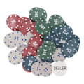 Miniatyrbild 7 av 7: 100 st Interaktiva Pokerchips Kortset med Portabel Järnlåda för Familjefest