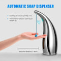 Miniatyrbild 3 av 5: Galaxy Automatisk tvålpump, beröringsfri handtvålsdispenser, set (300 ml silver)