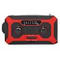 Miniatyrbild 6 av 7: Handvevad ficklampsradio vattentät 5 laddningsmetoder bärbar multifunktionell nödradio med LED-ficklampa EU-typ