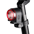 Miniatyrbild 1 av 8: Smart Cykel Baklampa med Rörelsesensorlarm, Automatisk Bromsljus Förbättrar Säkerheten, USB-Uppladdningsbar, IPX4 Vattentät för Oöverträffad Cykelupplevelse