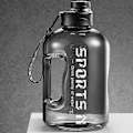 Miniatyrbild 2 av 5: 2,7 l vattenflaska för vandring fitness camping utomhus gym träningsflaska (FMY) Black 2.7L 2.7L