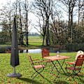 Miniatyrbild 8 av 8: Parasollskydd för utomhusbruk, uteplatstillbehör för marknadsparasoller 2,1–3,4 m, slitstarkt Oxford-tyg, vattentätt, fullständigt väderskydd, lätt att rengöra