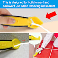 Miniatyrbild 8 av 8: Professionell Fogverktygssats, Hållbar Tätningsskrapa För Effektiva Hemrenoveringsprojekt, Fogverktyg i Plastgummi Med Utsökt Finish