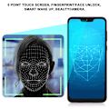 Miniatyrbild 1 av 8: MIQOO Mate39 6,7 tum Ansiktsupplåsning Dubbla SIM-kort Dubbel Standby Quad Core 6+64G Smartphone Lila för Android 100-240V EU-kontakt