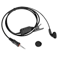Miniatyrbild 2 av 6: Vattentäta hörlurar Öronproppar Walkie Talkie Radio Headset Tillbehör för ICOm ICM33/08T