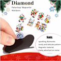 Miniatyrbild 2 av 5: Jul Diamantmålning Magneter Jul Kylskåpsmagnet Diamantkonst Kit Julgran Snögubbe Diamantkit för Vuxna Barn Hantverkspresent Style 2