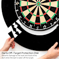 Miniatyrbild 4 av 5: Darttavla Surround Ring, 2,5 cm tjockt skyddande Eva väggskydd för missade kast, enkel montering för hem- och utomhusbruk, perfekt darttillbehör, förebygger
