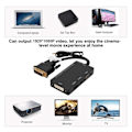 Miniatyrbild 1 av 2: 4-i-1 DVI till HDMI+DVI+VGA+Audio Konverter Adapter Stödjer Samtidig Visning