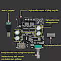 Miniatyrbild 6 av 6: Audio Evolution, Bluetooth-förstärkarkort med mobilappkontroll för ultimat bekvämlighet, dubbelkanaligt stereoljud för rikare lyssningsupplevelse