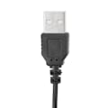 Miniatyrbild 4 av 8: 78 Tangenter Språk Ultratunt Tangentbord Plug and Play Stänksäkert USB-Kabelanslutet Kompakt Tangentbord för Engelska Tvåspråkiga Användare Spanska (QWERYU Layout)
