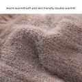 Miniatyrbild 3 av 6: Dam Höst Vinter Handskar Damcykling Rader Varma Finger Enfärgad Pekskärm Fleece Förtjockad Stickad camel