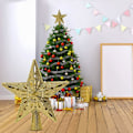 Miniatyrbild 4 av 5: LED-projektionsljus för julgran, projektionsljus för snöflinga femuddig stjärna, dekorationsljus för julgran