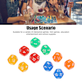 Miniatyrbild 7 av 8: Lottomaskinsbollar för interaktiva spel, färgstarka numrerade bingobollar förbättrar familjekul och inlärningsupplevelser, 40 st kompakta bingo