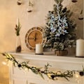 Miniatyrbild 2 av 5: Julgransdekorationer Hängande Juldekorationer Handblåsta Konstprydnader med Rep för Jul Julfest Hemdekorationer Style 3
