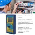Miniatyrbild 7 av 8: Transistortestare 1,8 tums TFT Färgskärm NPN PNP Autoidentifiering Mosfet Automatisk Kontroll för Testning Detektion Blå