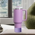 Miniatyrbild 4 av 5: 2 st Silikon Flaskskydd för 24oz Vattenflaskor, Halkfritt Skyddande Hölje Botten Stötfångare Tål Maskindisk Purple