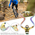 Miniatyrbild 5 av 8: Cykelflaskhållare för justerbar landsvägscykel, snabbkoppling i aluminiumlegering för säkert grepp
