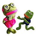 Miniatyrbild 3 av 5: 45cm Sorglig Groda Plyschleksak Mjuk Fylld Kudde Magisk Uttryck Pepe Den Sorgliga Grodan Djur Plyschdocka Födelsedagspresenter För Barn (FMY) B B