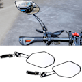 Miniatyrbild 7 av 8: Motorcykel Backspeglar, Anpassad Design Universell Passform för Bred Klar Sikt, Kollisionsresistens & Hållbar Användning, 360 Graders Rotation