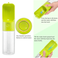 Miniatyrbild 2 av 6: Hundvattenflaska Dispenser, Vattenflaska för Hundar, Portabla Hundvattenflaskor för Promenader Resor Husdjur Hunddrickskopp 443ml Green