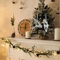 Miniatyrbild 2 av 5: Julgransdekorationer Hängande Juldekorationer Handblåsta Konstprydnader med Rep för Jul Julfest Hemdekorationer Style 4