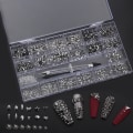 Miniatyrbild 10 av 11: Oregelbundna Rhinestones Flatback Nail Jewels 3D-dekorationer Diamantliknande stenar Gems Set för Nail Art DIY Flat Strass 13
