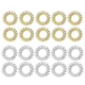 20 stycken sensoriska fingerringar, fingerring/akupressurringset tyst stressreducerare och massager