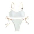 Pikkukuva 1 / 11: Bikini Uimapuku Naiset Bandeau Push Up Micro Bikini Setti Uimapuku Rantavaatteet Kesä Bikini White M