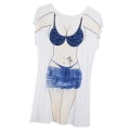 Miniatyrbild 5 av 5: Trendiga Kvinnor Hawaiian Hula Kjol För Bikini Casual T-shirt Tee